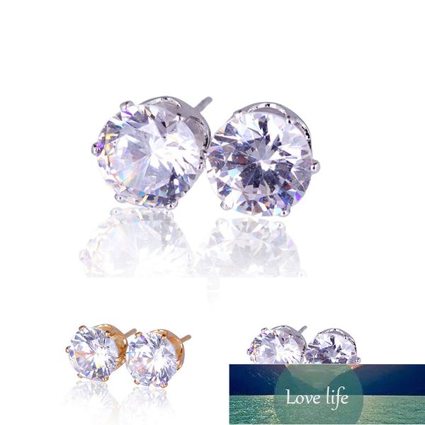 

lady women girls rhinestones crystal hypoallergenic earrings studs for party earrings jewelry Â factory price expert design quality latest st, Golden;silver