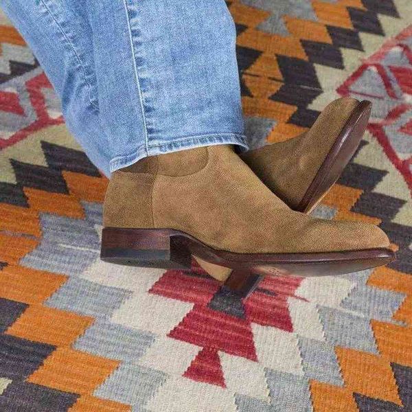 

dress shoes winter men's boots burning flowers embroidered retro-class man sued ankle combat security zapatos kr024 yoem, Black