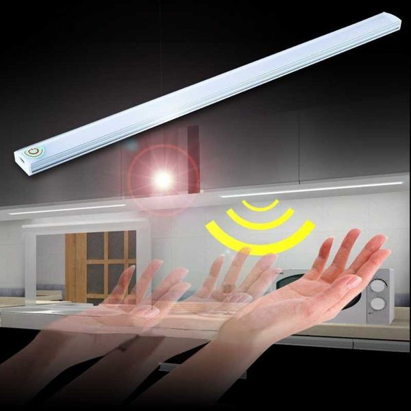 

cabinet light usb powered touch reading led bar 30cm under shelf lighting activated lamp brightness adjustable kitchen