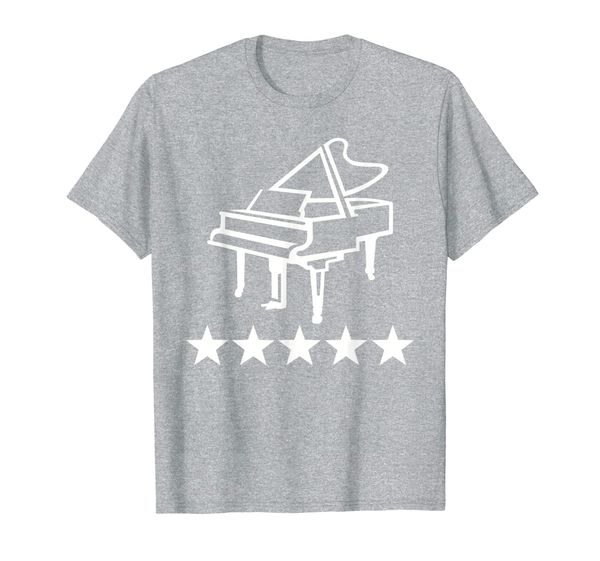 

grand piano stars t-shirt, White;black