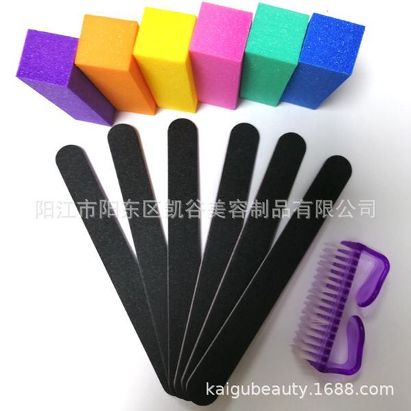 

of grinding tools, tofu combination, manicure tool block sand bar 13 sets