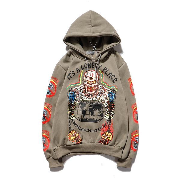 

retro hip hop graffiti plus velvet hooded sweatshirt streetwear hoodie men harajuku stranger things mens hoodie, Black