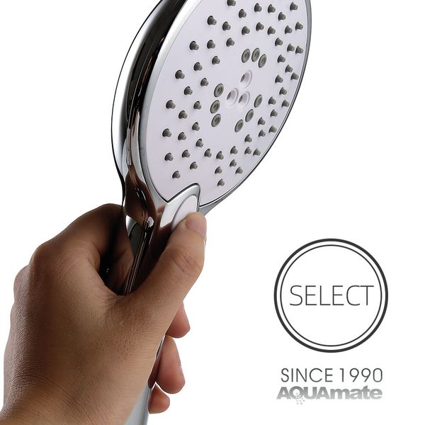 

lotus shower head three function handheld with button massage product