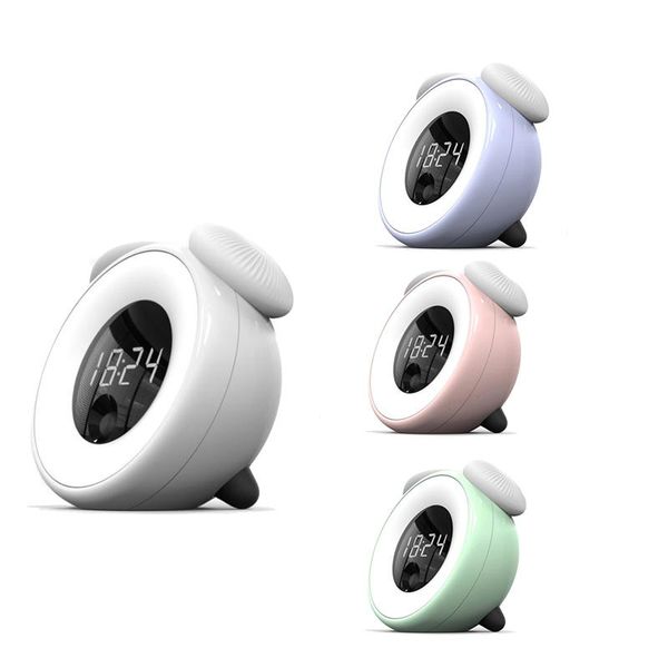 

other clocks & accessories -led digital alarm clock electronic small backlit intelligent sensor children cute charging night sleep light