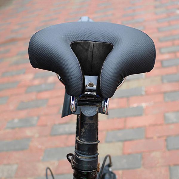 

bike saddles comfortable noseless bicycle saddle elastic wide black high resilience ergonomic soft for cycling mountain