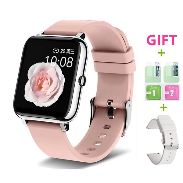 

new smart watch men women sport fitness tracker heart rate sleep monitoring smart clock smartwatch for android ios xiaomi phoneg, Slivery;brown