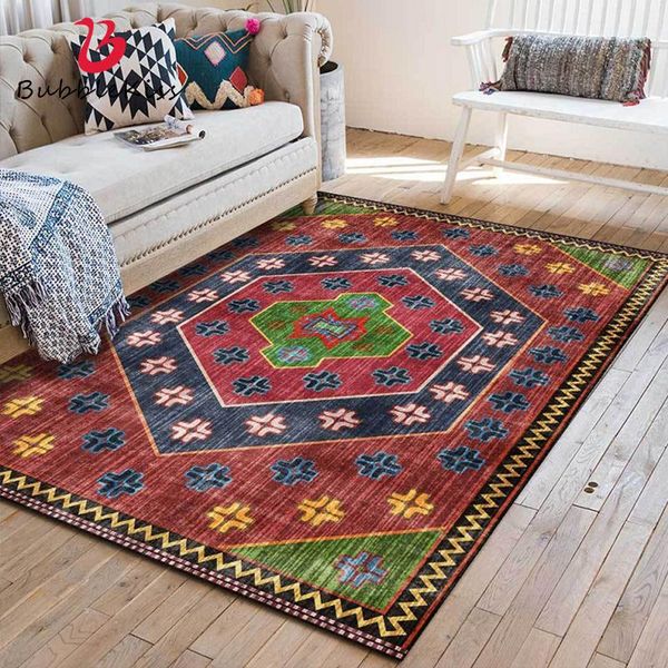 

carpets bubble kiss retro style geometic pattern for bedroom persian national floor mat home decor bedside anti slip rugs
