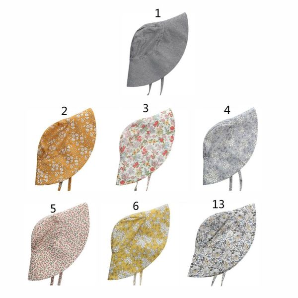 

baby sun hat boys cap children panama beach girls bucket hats uv protection n7me caps &, Yellow