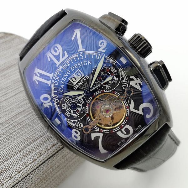 

watch caseno design bucket calendar automatic men's, Slivery;brown