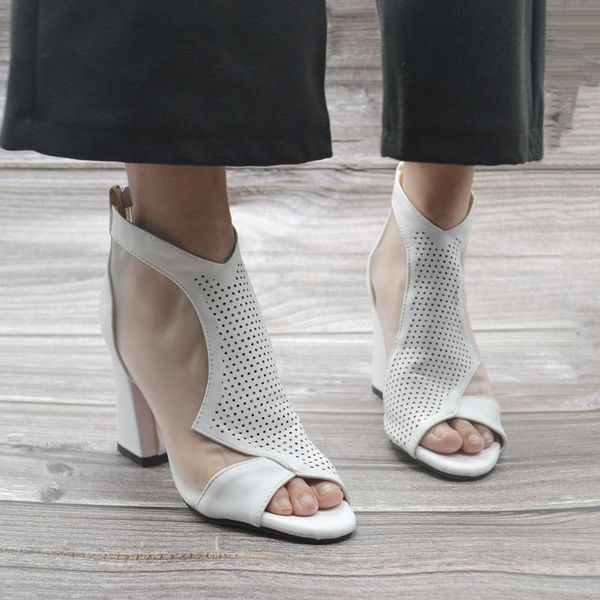 

dress shoes summer mesh peep toe sandals heels single women in europe america 2021 spring pumps gauze mujer g001, Black