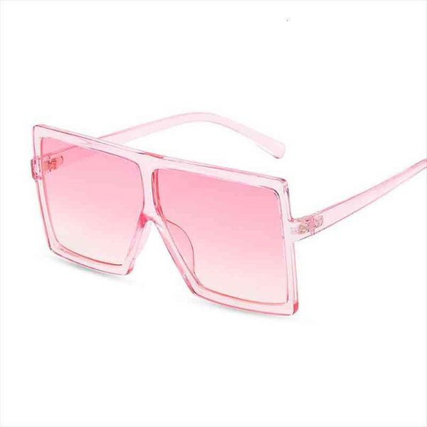 

oversized shades sunglasses women pink fashion square glasses big frame sun glasses female vintage retro oculos feminino, White;black