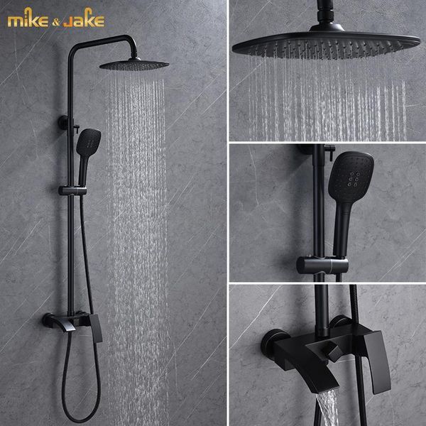 

mablack shower set bath mixer black bathtub faucet bathroom and cold sets