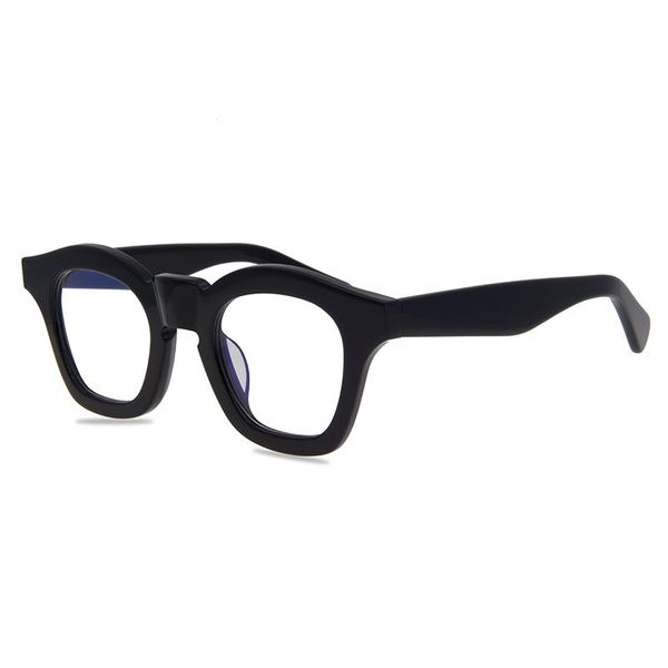 

fashion sunglasses frames 2021 simple small frame rectangular ordinary glasses men and women acetate, Black