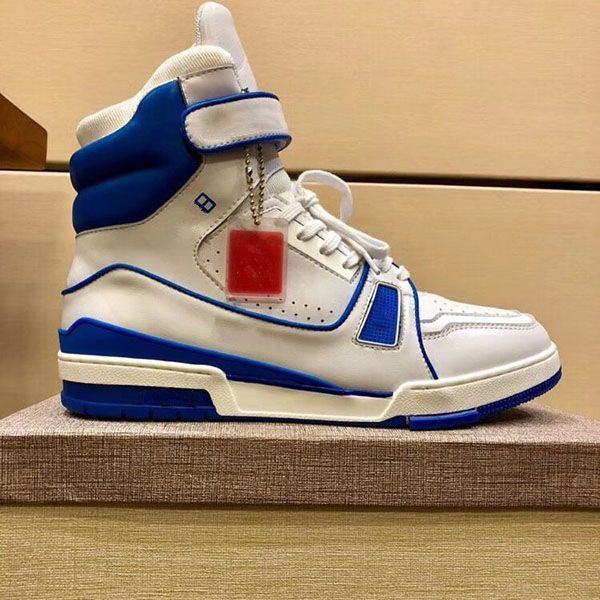 

dio sneakers lace-up trainer sneaker fashion sports walking footwears with mens casual chaussures pour hommes sale mjk002, Red;white