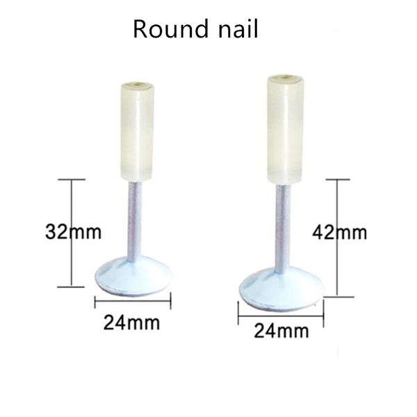 

100pcs 32mm/42mm round steel nail for manual steel nails gun
