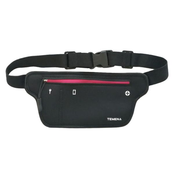 Outdoor-Taschen Fanny Pack Taille Tasche Wasserdichter leichter Gürtel für Sport Männer Frauen