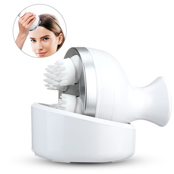 

electric head massage device 3d stereo scalp stress relax head massage tool prevent hair loss body deep tissue kneading massager