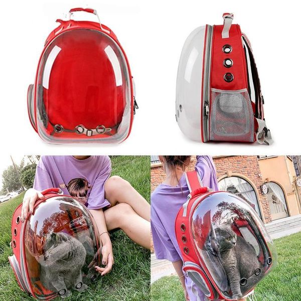 

dog apparel breathable pet carrier bag portable cat basket outdoor travel backpack pets carrying cage supplies
