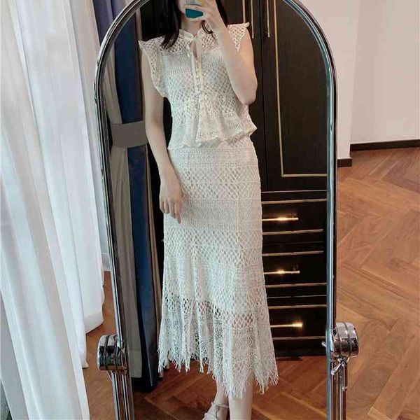 

casual dresses temperament package hip trumpet skirt elegant hollow out lace faldas mujer high waist mermaid jupe feminino r7gu, Black;gray