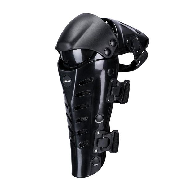 

elbow & knee pads 1 pair cycling outdoor sport motorcycle motocross racing pad protector adjustable thicken, Black;gray