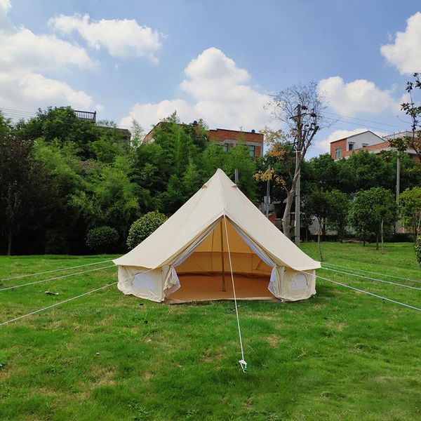 

diameter oxford cloth fabric outdoor camping wedding bell type tents luxury waterproof mildewproof large tent and shelters