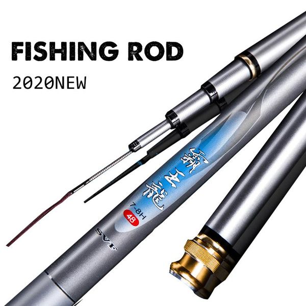 

design white spinning fishing rod frp + carbon fiber rods 2.1-3.6m boat