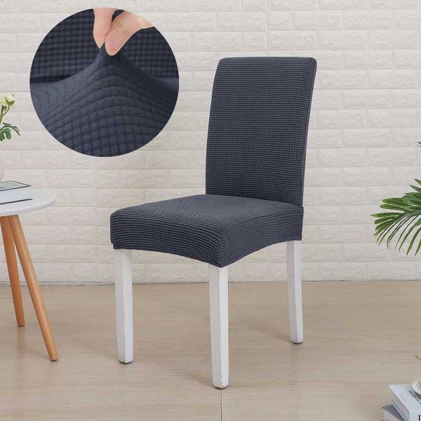 

solid spandex jacquard chair covers for wedding dining room office banquet housse de chaise cover 1/2/4/6 pieces