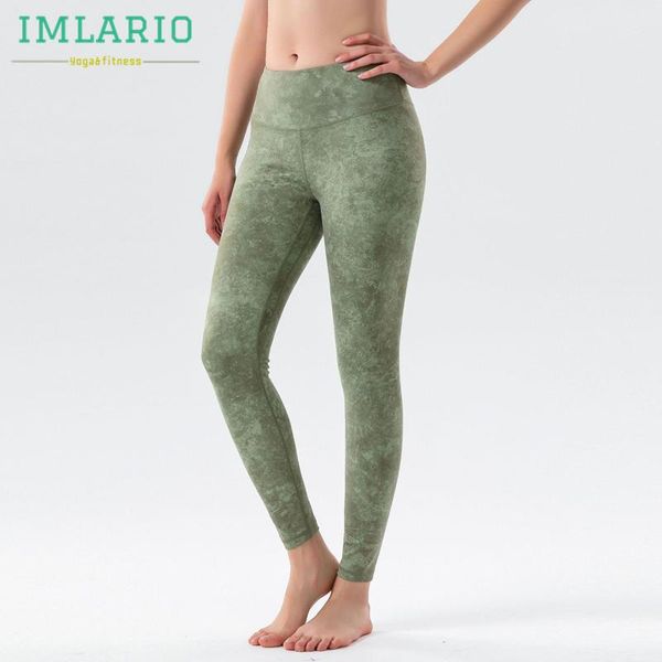 

tie-dyed athletic yoga leggings high waist gym exercise pants ultra-soft women active fitness sportswear printed outfits, White;red