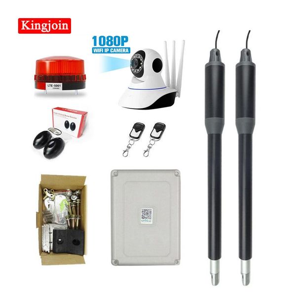 

cost-effective for home use 200kg dual swing gate opener kits with wifi camera optional remote monitoring gsm relay doo fingerprint access c