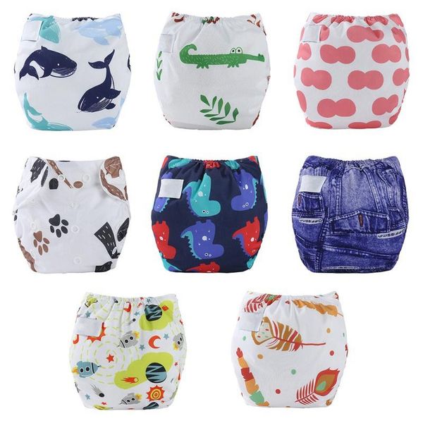 

cloth diapers born infant baby reusable breathable washable diaper toddler kids cartoon nappy cover toilet training