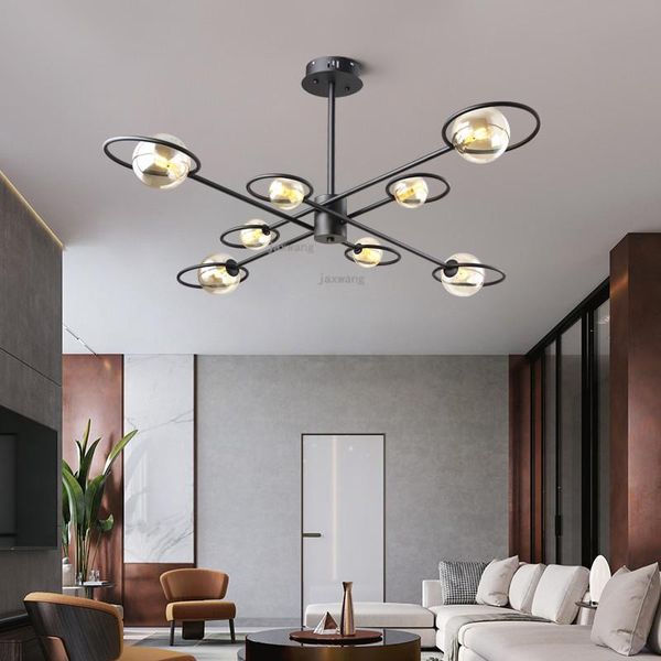 

nordic led glass pendant lamp lights modern creative living room hanging ceiling lamps bedroom light fixtures loft chandeliers