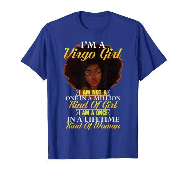 

i'm a virgo i am not a one in a million tshirt melanin gift, White;black