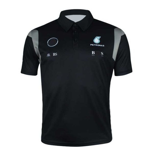 

petronas t shirts mercedes amg t-shirt f1 men's lewis hamilton team short sleeve tee formula one polo pit grand prix fast dry riding cl, White;black