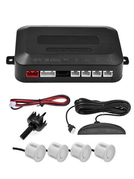 

car rear view cameras& parking sensors 12v 4 buzzer sensor kit reverse backup radar sound alert system led heartbeat display