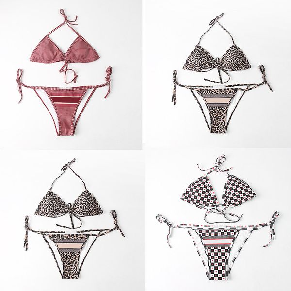 

womens bikini designer beach bikinis swim suit fashion letter printed summer split swimsuit bikinis for women cheeky, White;black