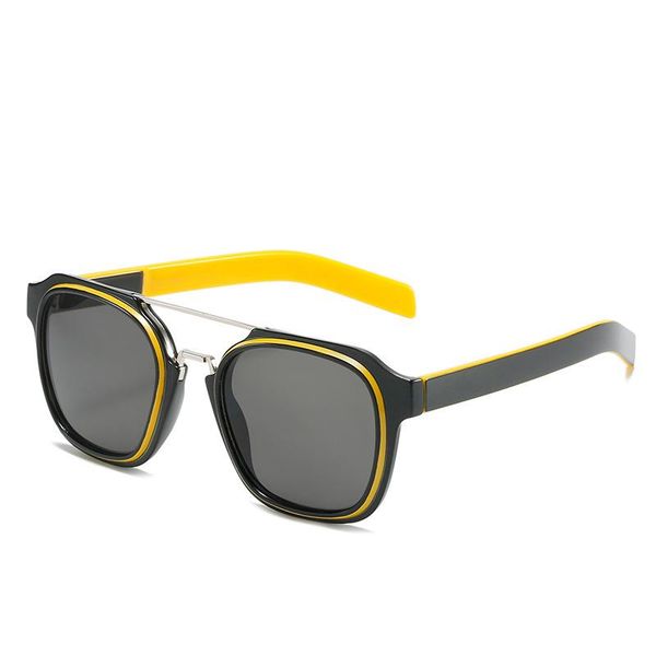

sunglasses fashion square women double bean sunglass vintage men brand design sport eyewear gradient shades uv400 sun glass, White;black