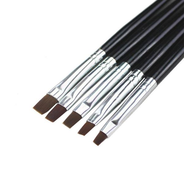 

nail art kits 5pcs/set women girls brush salon acrylic uv gel pen painting drawing liner kit diy dotting tool gj0014