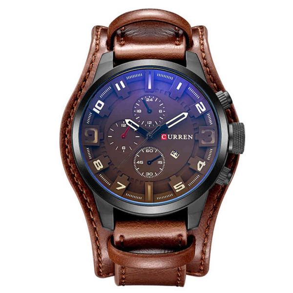 

2021 new fashion men's and women's watches leisure multicolor waterproof trend watche corp, Slivery;brown