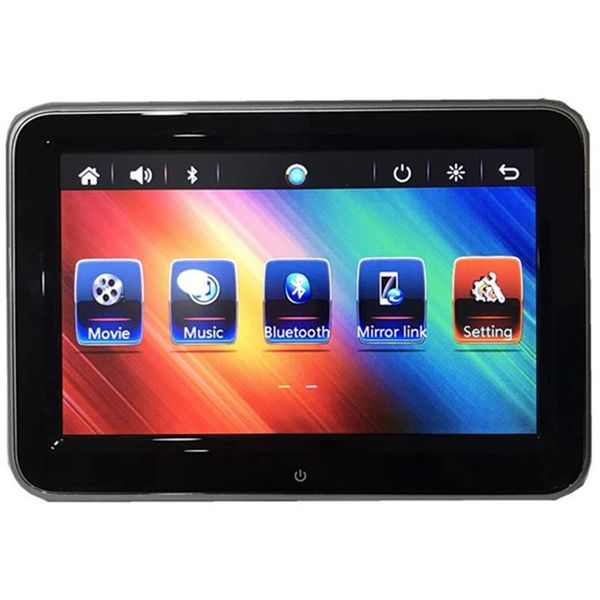 

& mp4 players -8 inch hd car headrest monitor dvd video player usb/sd/fm tft lcd digital screen press button game remote control mp5 pl