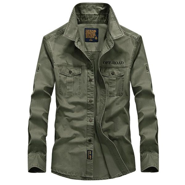 

men's casual shirts 2021 men long sleeve plus size loose denim two front pocket cotton male shirt, White;black
