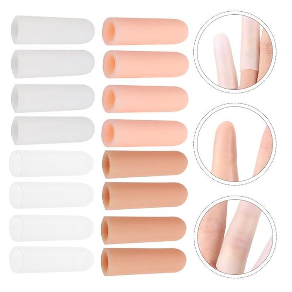 

disposable gloves 8pairs finger sleeve breathable cover corn blisters pain relief