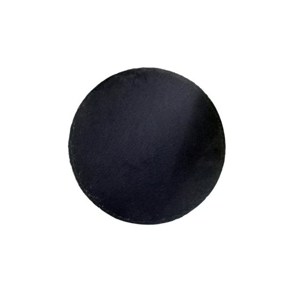 

dishes & plates 2021 slate stone coasters round black natural edge drink pad serving plate for home bar kitchen placemat