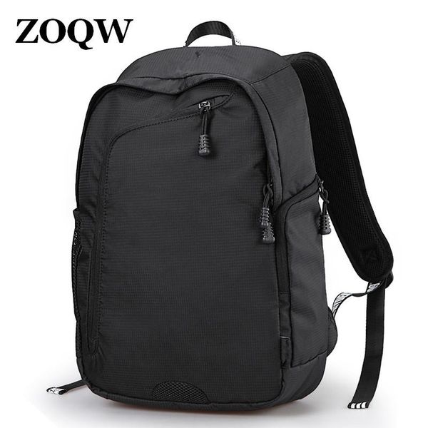 

backpack men's travel fashion trends male computer bag college student schoolbag notebook mochila escolar zoqw sw0333
