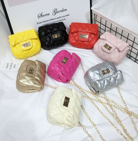 Kinderhandtasche, koreanische Mode, Mädchentasche, Prinzessinnen-Umhängetasche, Baby-Mini-Kettentaschen, dekorative kleine Beutel-Geldbörse