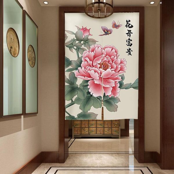 

curtain & drapes chinese-style flower and bird door partition bedroom decoration half kitchen shade feng shui