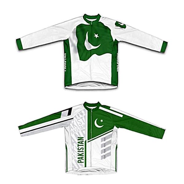 

racing jackets classic retro pakistan winter thermal fleece cycling jersey sport road bicycle men's bike wear clothing, Black;red