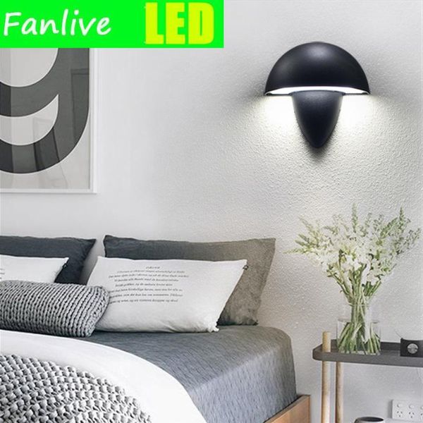 

wall lamp 10pcs mushroom led bedroom outdoor light waterproof porch s 220v veranda living roo
