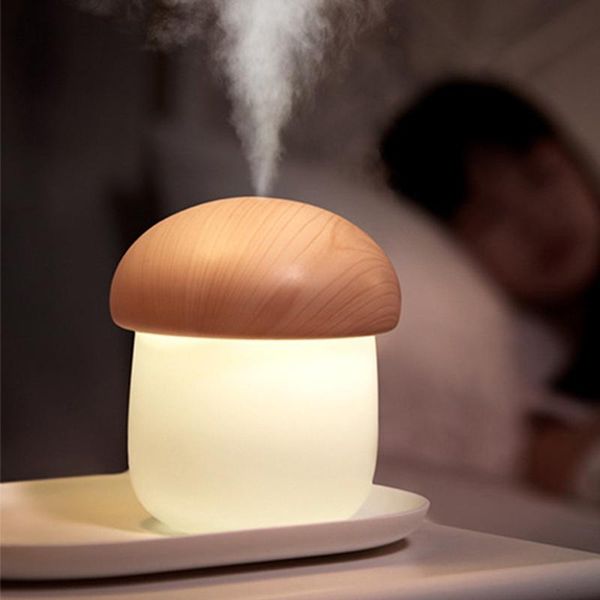 

essential oils diffusers cute mushroom shape air humidifier usb mist maker beauty replenishing aroma diffuser ultra-quiet operation fogger h