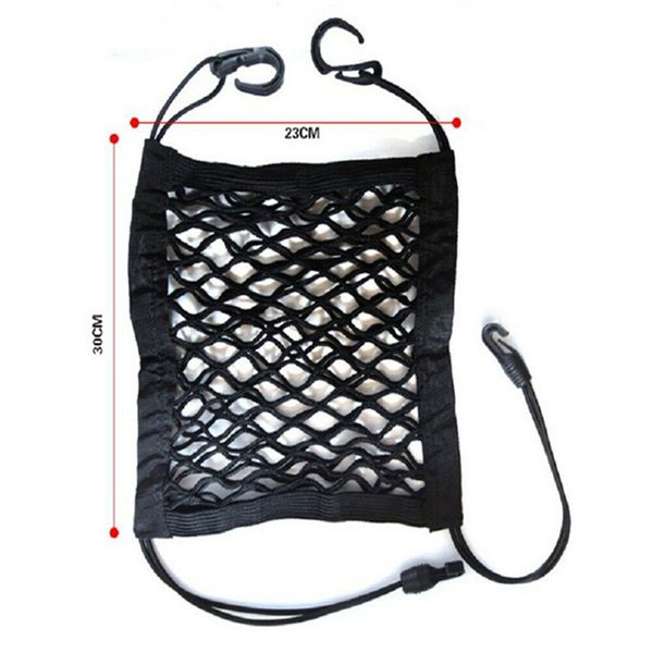 

50%off universal car trunk storage net bag cargo elastic car seat mesh organizer holder organizer seat back storage bag luggage 50pcs
