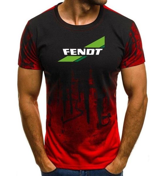 

men's t-shirts summer for fendt farming tractor agriculture machines t shirt fashion design round neck clothing short sleeve cotton, White;black